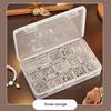 Multifunctional Storage Box, with Flip-Top Airtight Dust-Proof Design, Transparent Contains Independent Small Box Storage Case, for Jewelry Rings