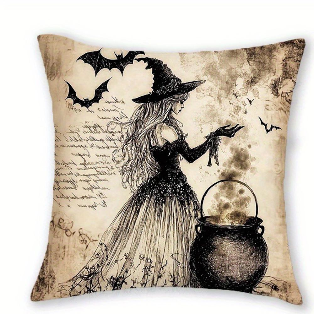 Halloween Themed Pillow Covers: Witch, Pumpkin, Haunted House & Ghost Designs Sofa cushion cover home room decoration