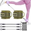 Thick Foam Gym Ankle Bands for Lower Body Workout Legs Buttocks Strengthening Resistance Bands Load Bearing