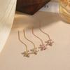 Snowflake Ear Thread Long Tassel Earrings Summer Unique Design Luxury Chic Drop Earrings for Women