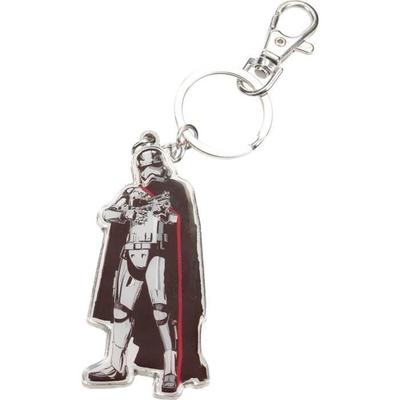Schlüsselanhänger Star Wars Episode 7 Captain Phasma - WTT - Metall - Grau, rot