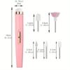Electric Nail Polishing Machine Rechargeable Portable Nail Grinder Low Noise Professional Manicure Pedicure Set