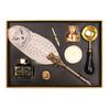 Magische Akademie Federkiel-Tauchstift-Set mit Wachssiegel-Kit, Eulenfeder-Stift Kreatives Geschenk, Schreibwaren Geschenkbox