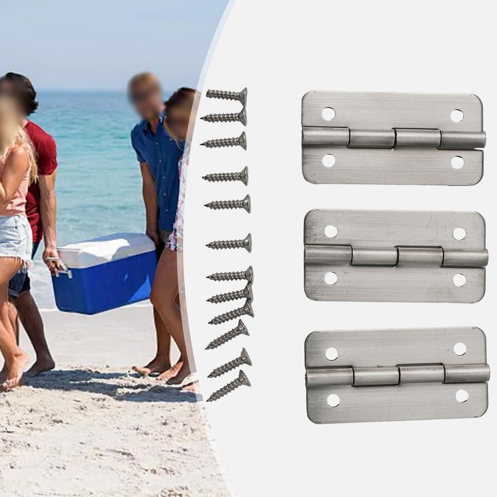 Home Garden Hinges 3PCS 304 Stainless Steel Cooler Cooler Parts For Igloo Garden Tools Replacements 25-165 Quarts
