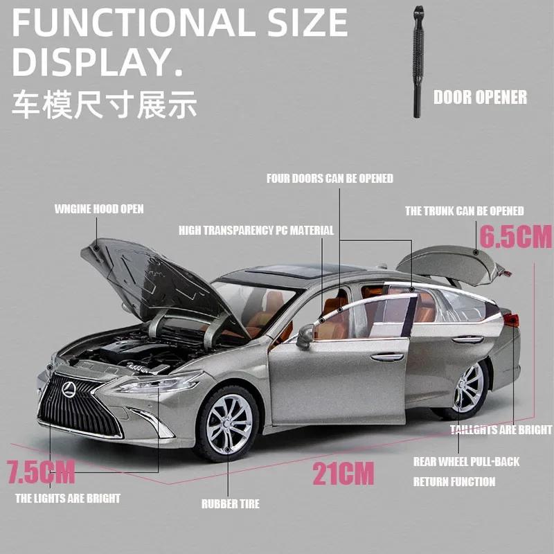 AAOV1 1:24 Lexus ES300 Alloy Car Model Diecast & Toy Vehicles Metal Toy Car Model Collection High Simulation Childrens Gift A406