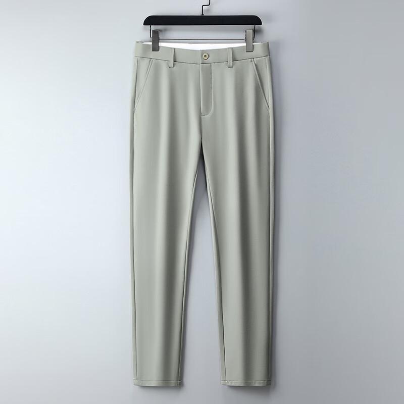 YILITENG Men's Ice-Feel Straight-Leg Casual Pants