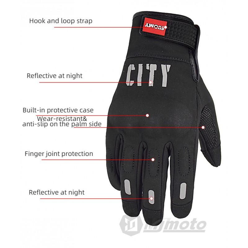 Full Finger Motorcycle Gloves Off-Road Cycling Touchscreen Compatible Windproof Riding Men Women