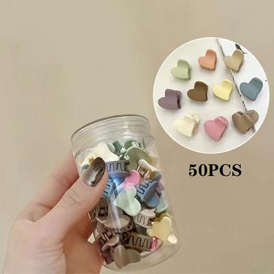 50PCS Small Size Mini Hairpin Hair Clips For Girls Korean Sweet Hair Accessories New Hair Claws