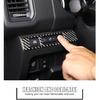 Daeiclru Headlight Switch Button Frame Cover Trim Compatible with Nissan Frontier 2022-2025, Soft Carbon Fiber Headlight Switch Panel Cover Interior