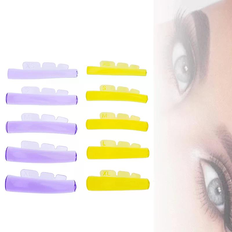 5 Paar/Box Selbstklebende Silikon Wimpernwellstäbchen Lash Lifting Lamination Pad 3D Wimpernverlängerung Lockenwickler Zubehör Werkzeuge