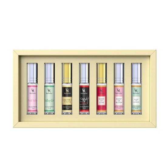 Ramsons - VIBRANT LUXURY Collection Eau De Parfum | 10 ML X 7 Variants | Set of 7 Perfumes | Exotica Intense | Scent Of Love|Scent Of Wonder