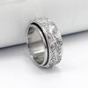 Devil's Eye Rotating Men's Rotatable Retro Style Decompression Jewelry Ring
