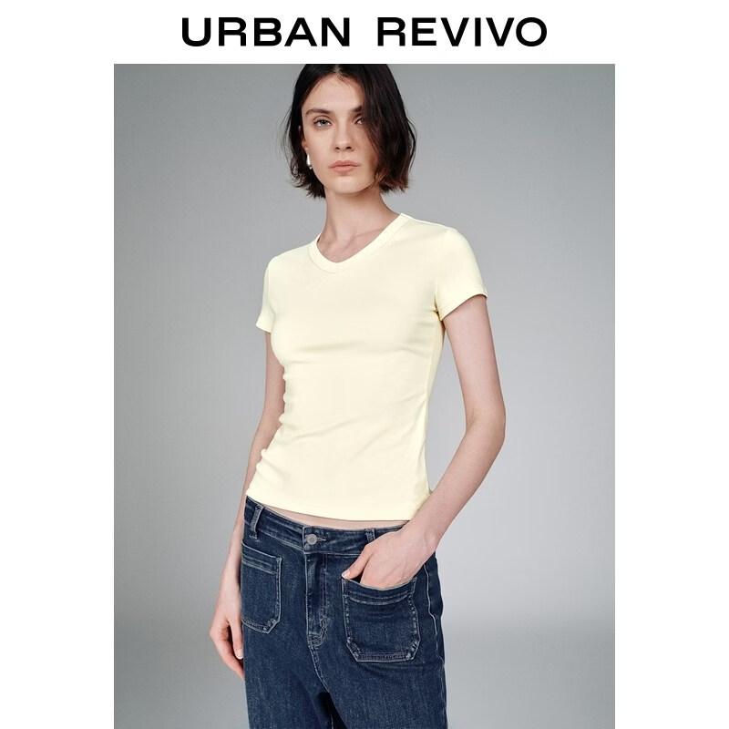 UR2026 Women s V-Neck Slim Fit T-Shirt XS