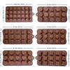 6 Pieces Cake Mold Multi Style Silicone Chocolate Mold L Baking