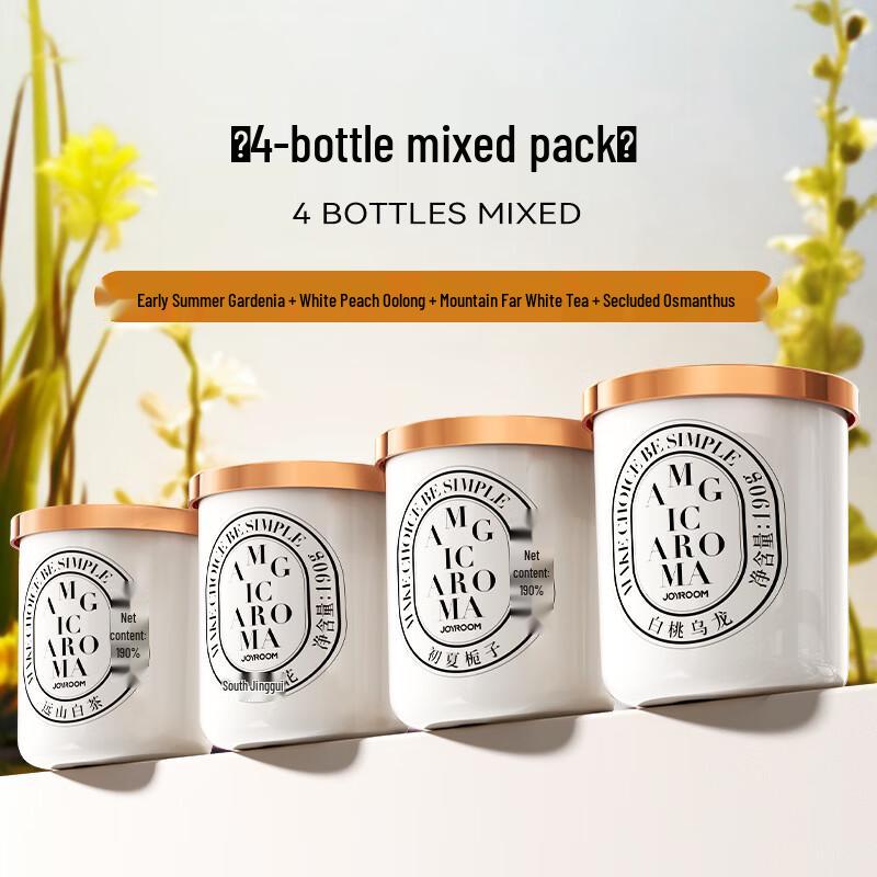 Joyroom Solid Air Freshener Scented Balm - 4-Pack