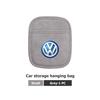 For Volkswagen VW Car Storage Hanging Bag Phone Key Card Pounch Pocket Passat Golf 4 5 6 Tiguan Polo Scirocco Jetta CC zg6