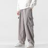 Herbst Casual Herrenhose Koreanische Version Cord Einfarbig Overalls Straße Weite Beinhose Trend Große Größe Alle-match Hose
