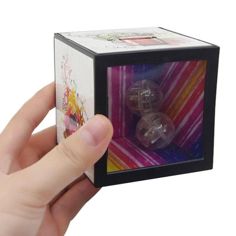 Funny Flash Magic Money Box Piggy Bank Coin Disappear Children Trick Toy PL