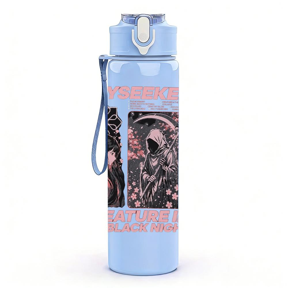 1PC Dayseeker Metal Band Dark Grunge Poster Print 750ml Portable Sports Water Bottle Leakproof Gym Outdoor Travel Drink Cup