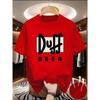 Sommer Luxus Freizeit Marke Buchstaben-Print Kurzarm Herren Mode Design Rundhals Halbarm T-Shirt Tops