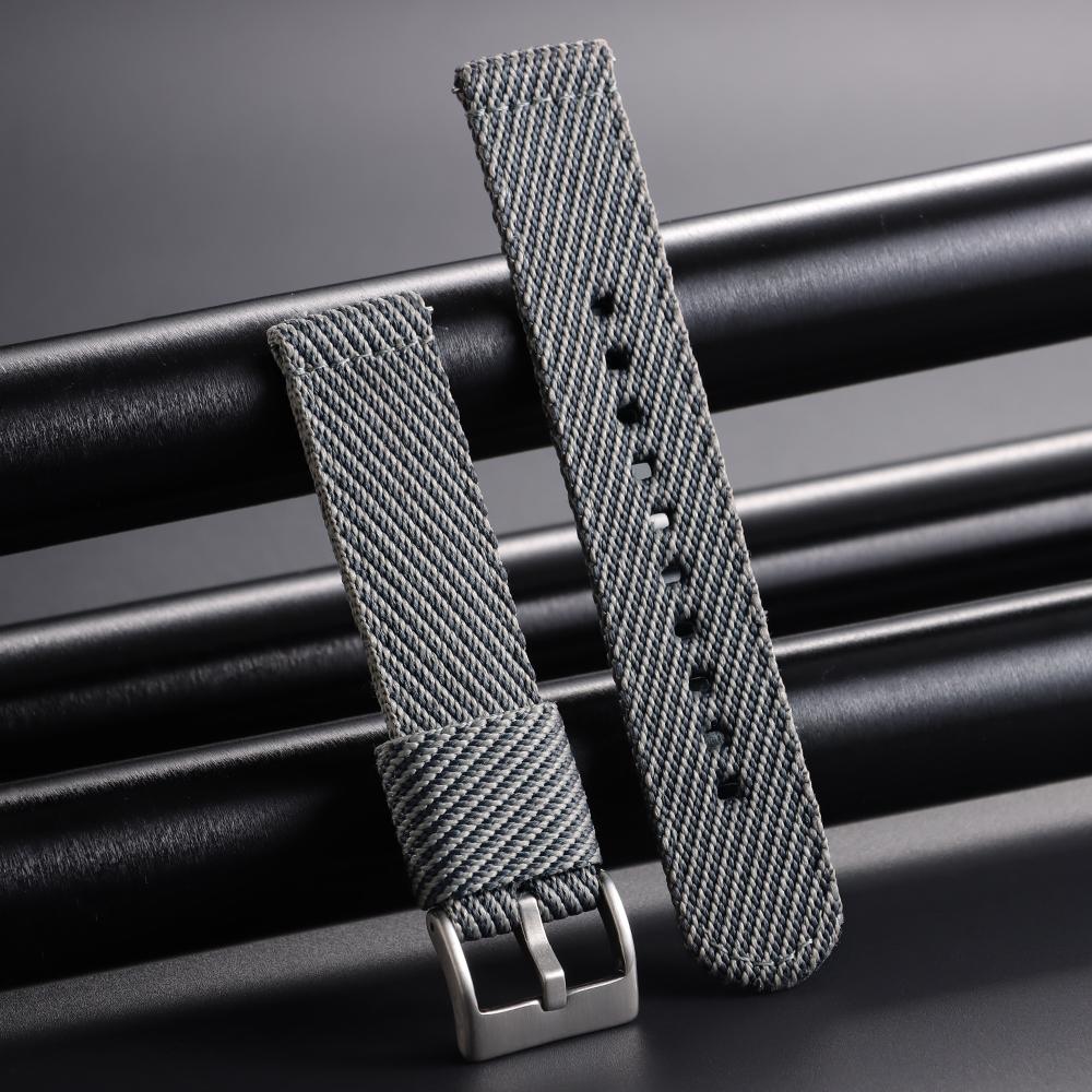 Nylon Strap 20 22mm for Tudor for Omega Watch Band  for Seiko Canvas Fabric Band Men Woven Military Sport Quick Release Bracelet