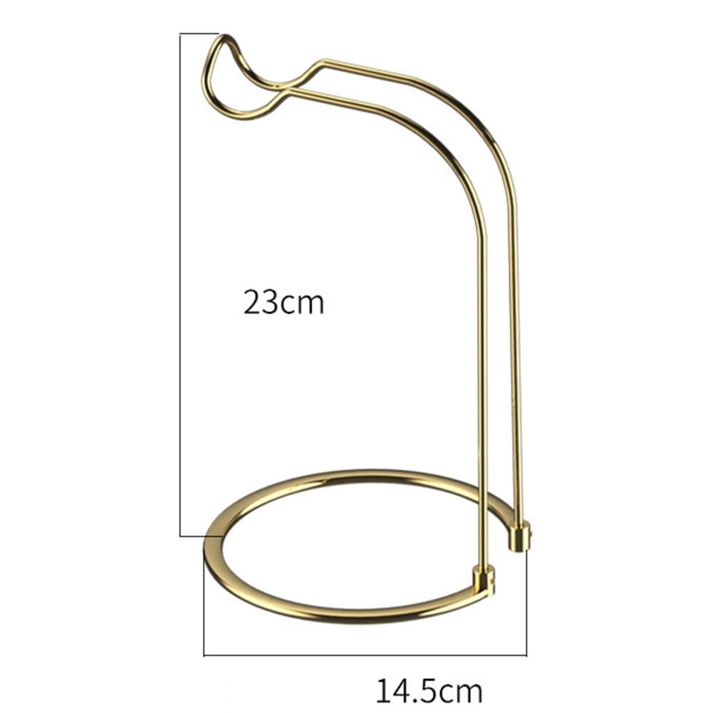Fishing Reel Stand 23*14.5cm Gold L Stainless Steel