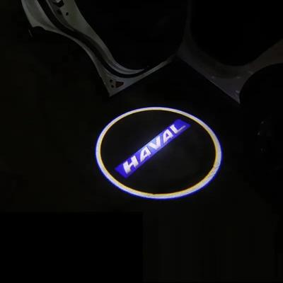 2PCS Led Car Door Logo Light HD Laser Welcome Lamps Car Accessories For Great Wall Haval Dargo H6 H2 H5 H7 H8 H9 F7 Jolion M4