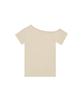 Tansanmageunesyum One-Shoulder Eyelet T-Shirt (Lemon)