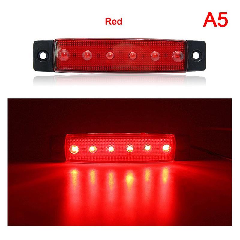 12V 6 Smd Led Car Bus Truck Trailer Lorry Side Marker Indicator Light Side Lamp