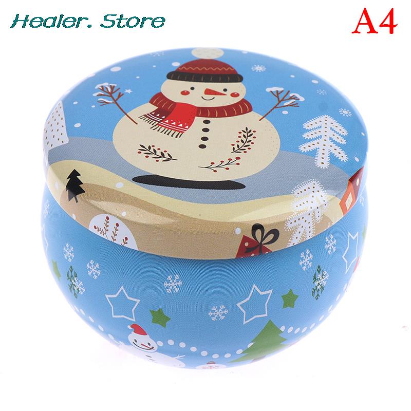 Christmas Candle Tin Jars DIY Candle Making kit Holder Storage case for Dry Storage Spices Camping  Party Favor Sweets Gifts