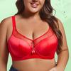 Thin Plus Size Bra for Women Without Steel Rims Sexy Seamless Bra with Seamless Stitching Breathable Plus Size Bra