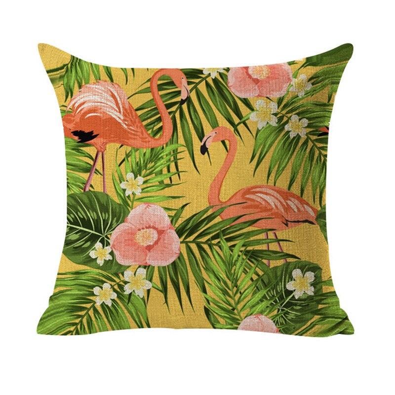 Tropical Jungle Throw Pillow Case Plant Fruit Cushion Covers Banana Flamingo Tropical Jungle Throw Pillow Case Plant Fruit Cushion Covers Banana Flamingo