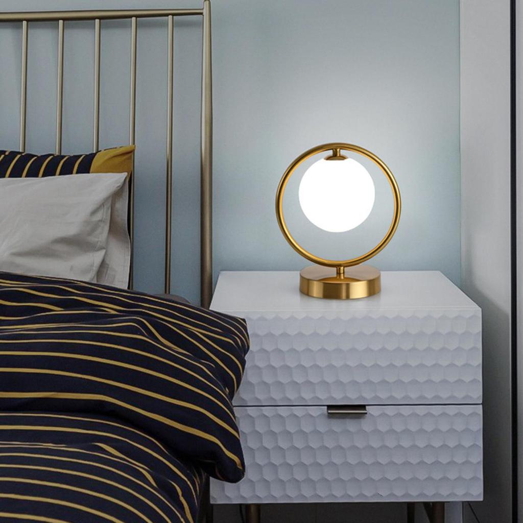 Adjustable Table Lamp with E27 Bulb for Dimming Brightness in Bedroom