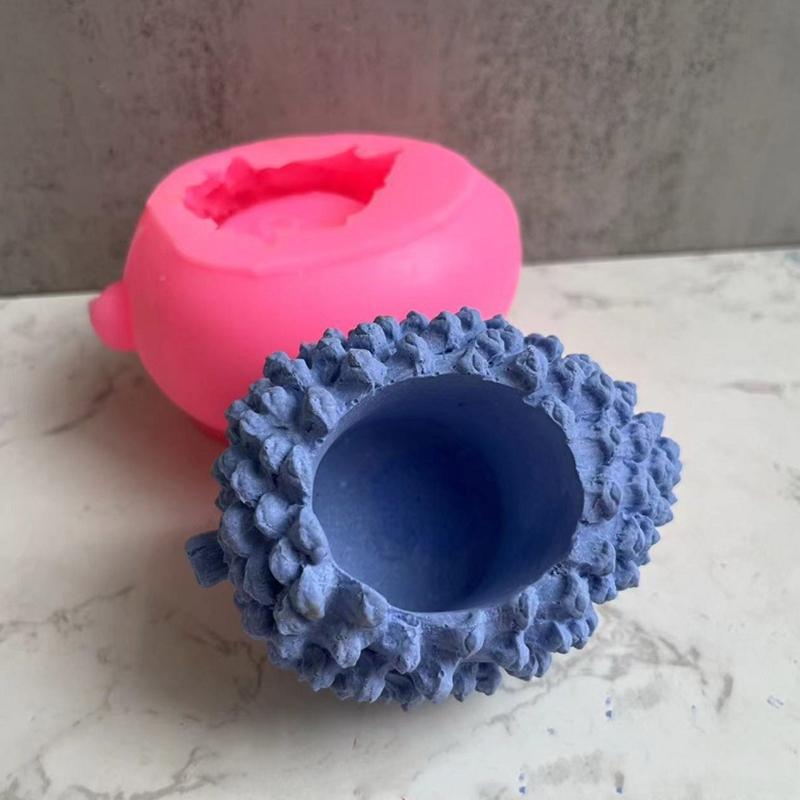 Candles Holder Resin Mold,Cement Gypsum Flower Pot Silicone Molds Epoxy Resin Casting Molds for Jewellery Storage Box