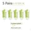 5 Pairs of Women's Summer Thin Cotton Deodorant Lovely Shallow Mouth Non Slip Heel Socks