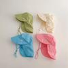 UV Protection Kids Beach Cap Solid color Sunscreen Bucket Hat Breathable Children Sun Hat  Girl