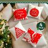Merry Christmas Cushion Pillowcase Printed Polyester 40/45/50cm Throw Pillowcover Decorative Sofa Cushion Pillowslip Home Decor