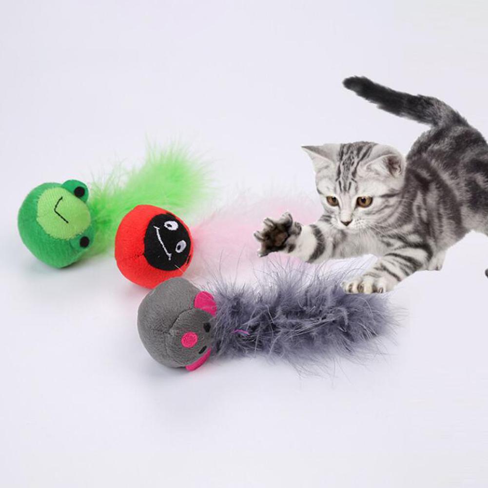 frog cat toy