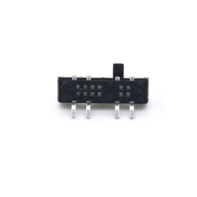 10Pcs 4 Pin Mini Slide Switch On-Off 3Position Micro Slide Toggle Switch Miniature Horizontal Slide Switch