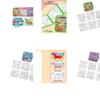 E7Ce Cartoon Water Coloring Book Reusable Kindergarten Kids Magical Painting Activity