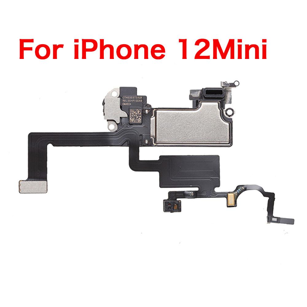 Earpiece Ear Speaker Flex Cable Replacement For iPhone X XR XS 11 12 Mini Pro Max With Light SenSor NO Face ID