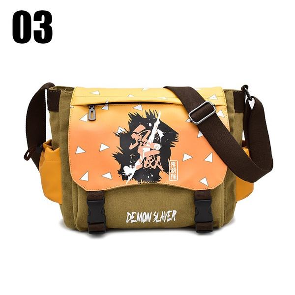 Anime Demon Slayer Messenger Bag ONE PIECE School Bag Backpack