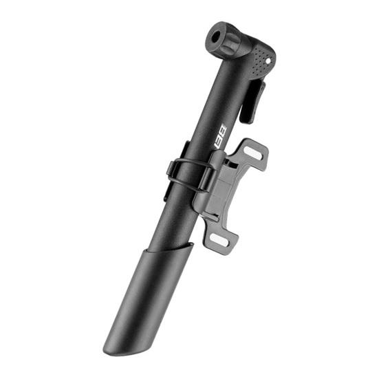 Mâner ergonomic Duză de aer compatibilă înaltă Pompă pentru biciclete cu suport de instalare 80PSI Mini umflator de anvelope pentru biciclete de înaltă presiune Accesorii pentru biciclete