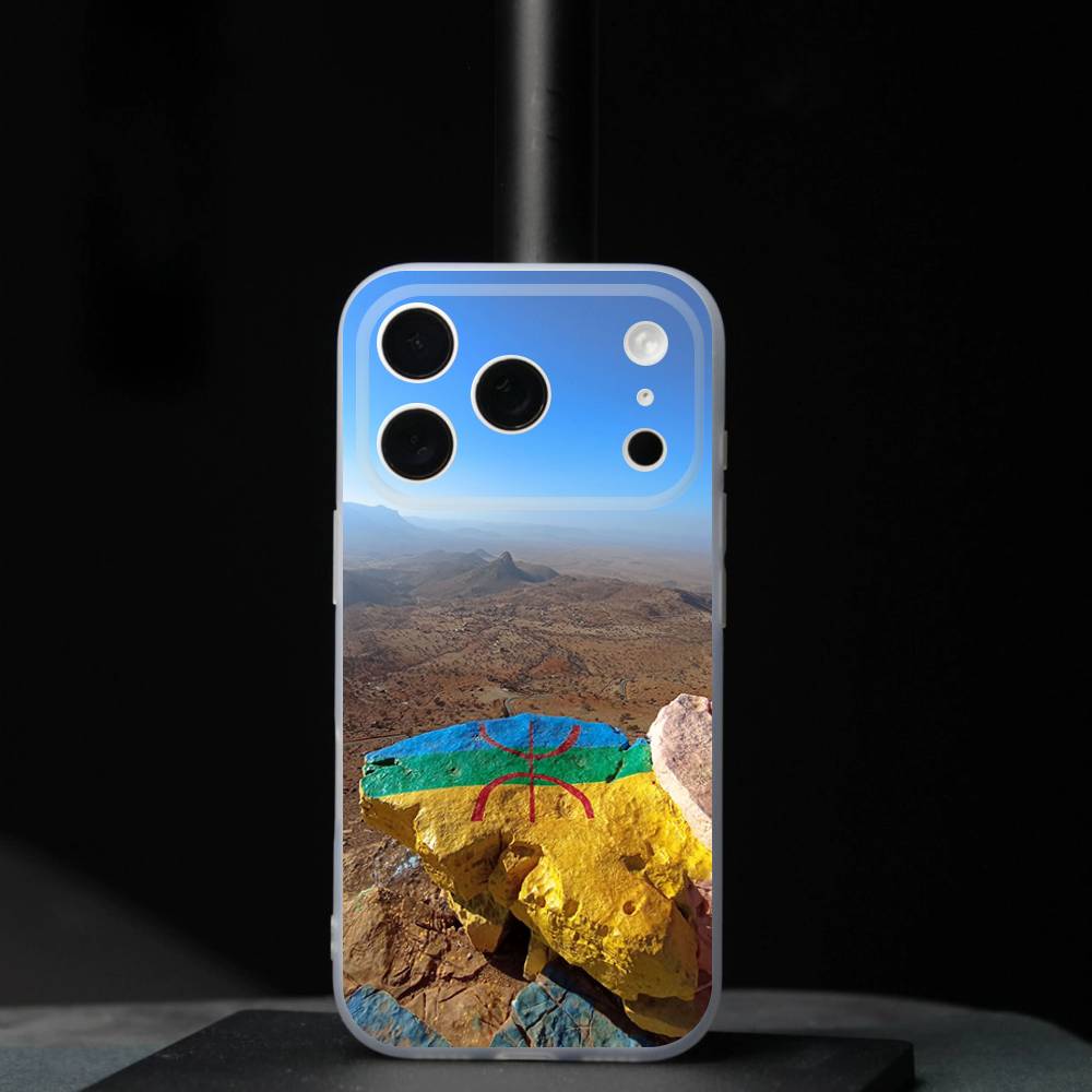 Amazigh B-Berber Flag For iPhone 17,16,15,14,13,12,11,Pro,Max,Plus,Mini,SE4,E Magnetic For Magsafe Wireless Phone Case