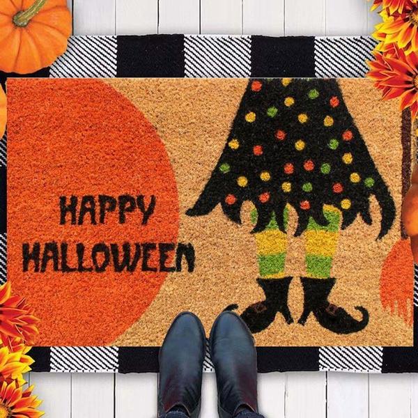 Halloween Home Decoration Atmosphere Mat Entrance Door Mat Kitchen Clown Floor Mat Entrance Mat