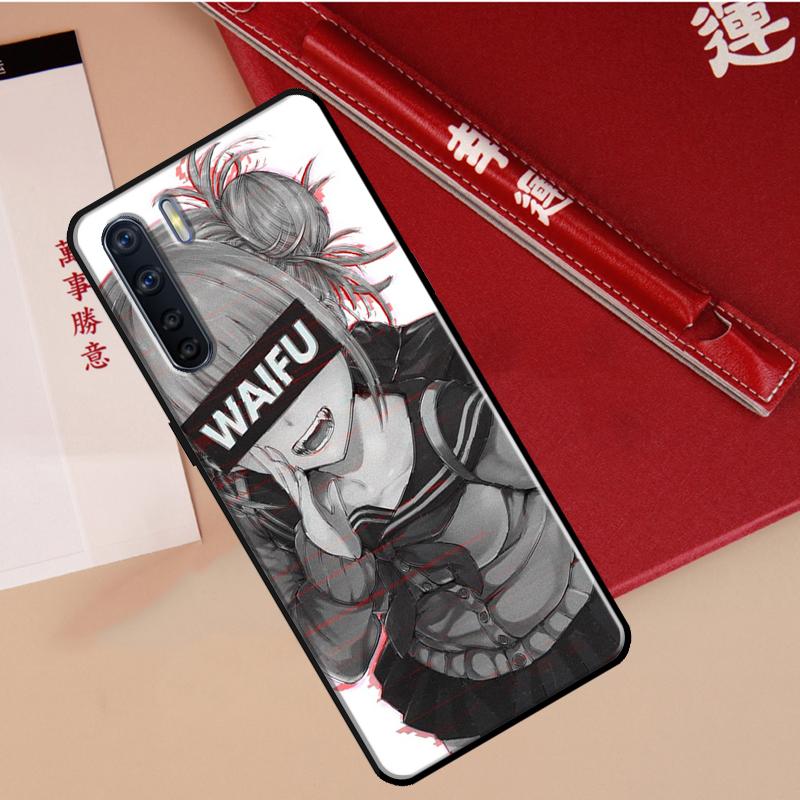 Anime Waifu Girl Case For Oppo A78 A38 A80 A60 A40 A18 A98 A58 A96 A76 A16 A94 A74 A54 A15 A17 A57 A77 A5 Pro