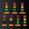 1Pc Bicycle Tail Light Night Usb Charging Outdoor Led Safety Warning Light Riding Mountain Bike Three-color Rear Light