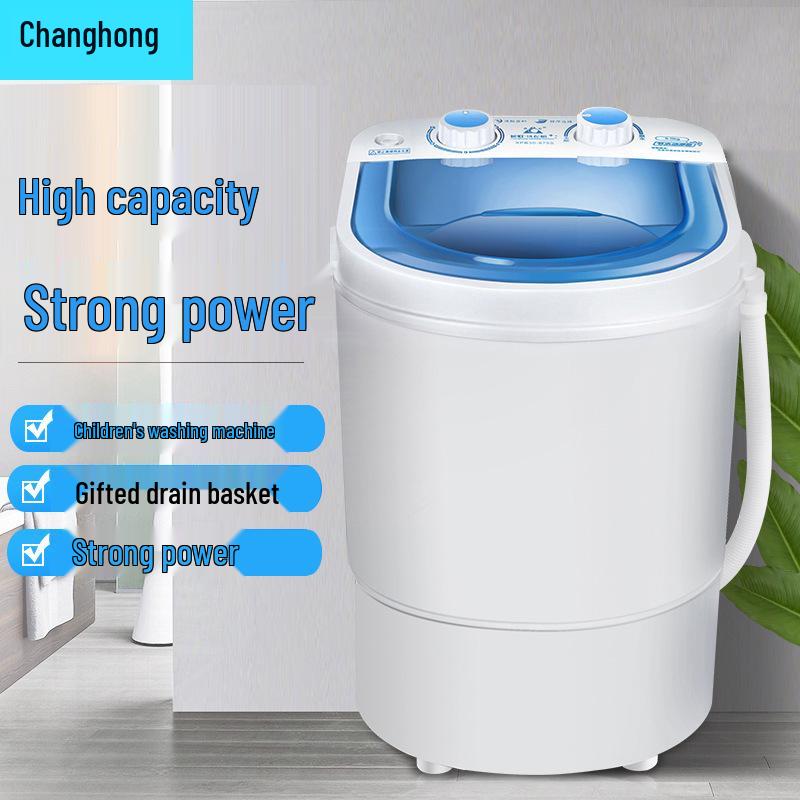 Compact Semi-Automatic Washing Machine for Baby and Household Laundry