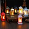 Retro LED Electronic Candle Light Flameless Warm Light Outdoor Hanging Small Lanterns Smokeless Creative LED Atmosphere Lamp