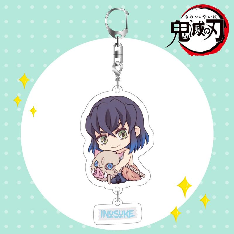 

Ключница-брелок из акрила Клинок, рассекающий демонов Танджиро Незуко Аниме Двусторонняя Аксессуары Косплей Коллекция Подарок Для фанатов Носить с собой Мини Легкий Портативный Милый